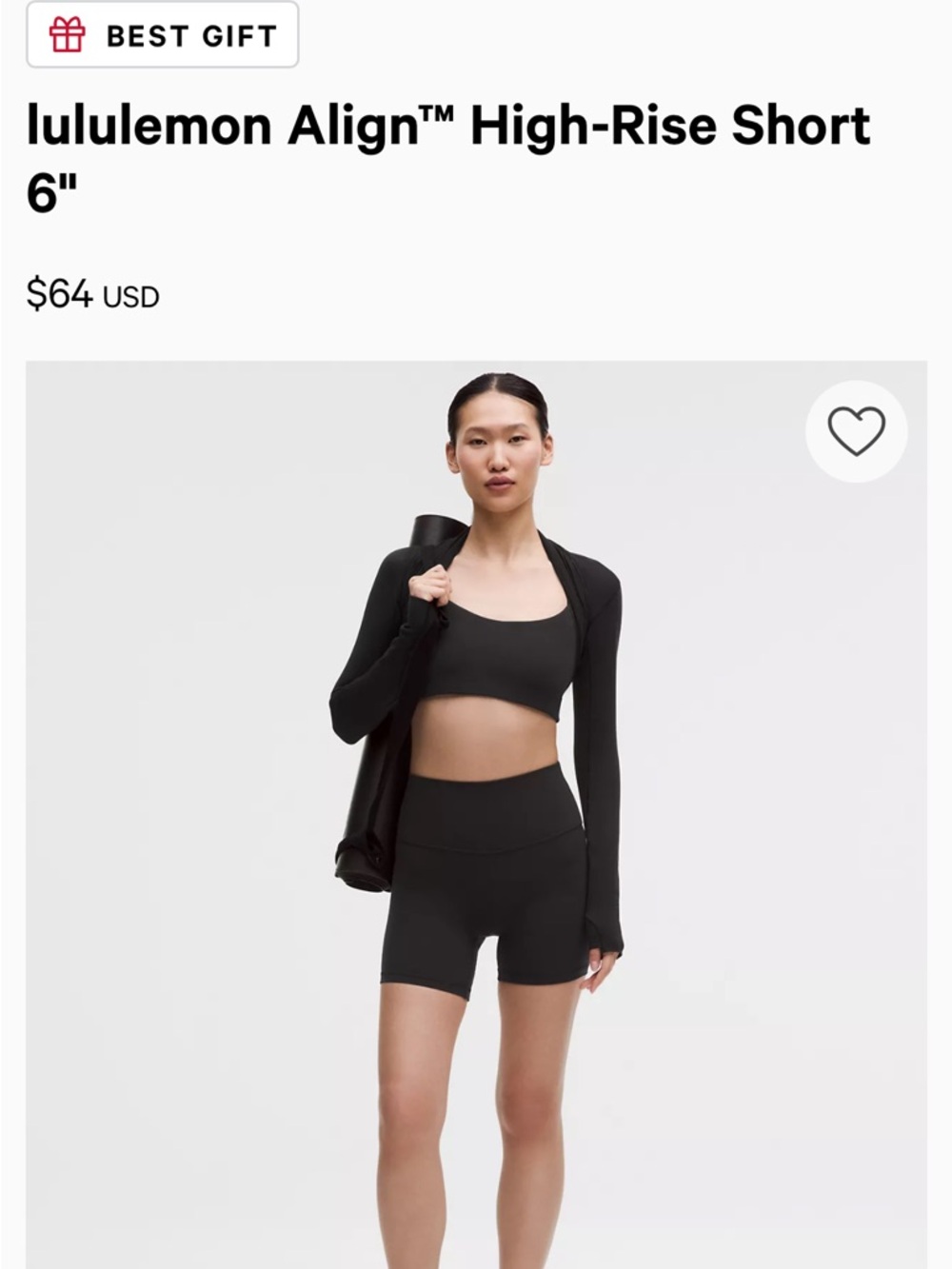 lululemon Align High-Rise Shorts 6"